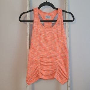 Athleta Tank womens small speedlight racerback ruched spacedye athletic